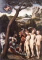 The Judgment Of Paris 1528 Lucas Cranach the Elder